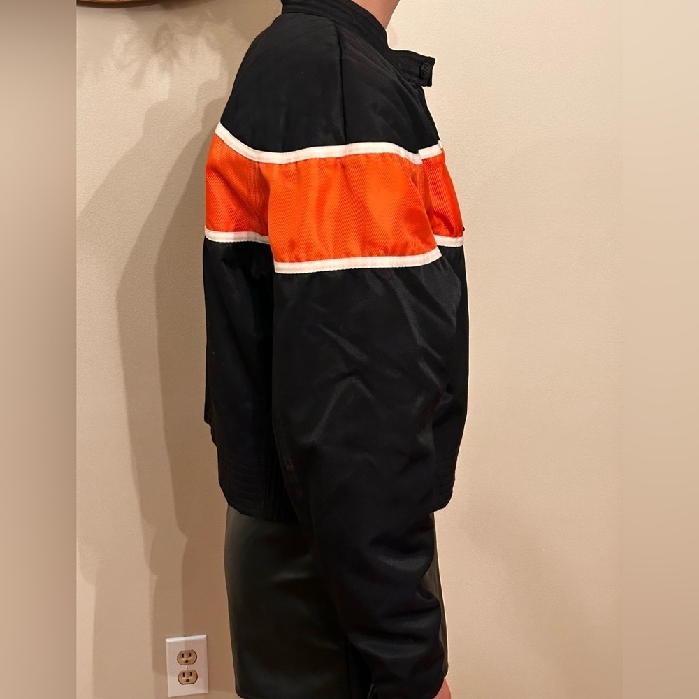 🧡Harley Davidson🖤 Women’s Nylon Medium Weight Jacket Size XL excellent condition - Picture 2 of 4